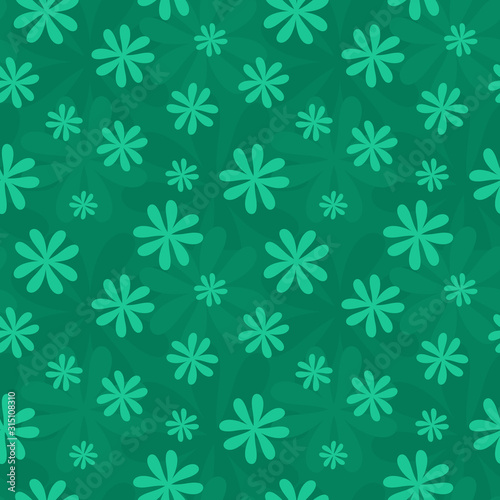 Cute Floral pattern in the small flower. Seamless vector texture. Elegant template for spring and summer design.