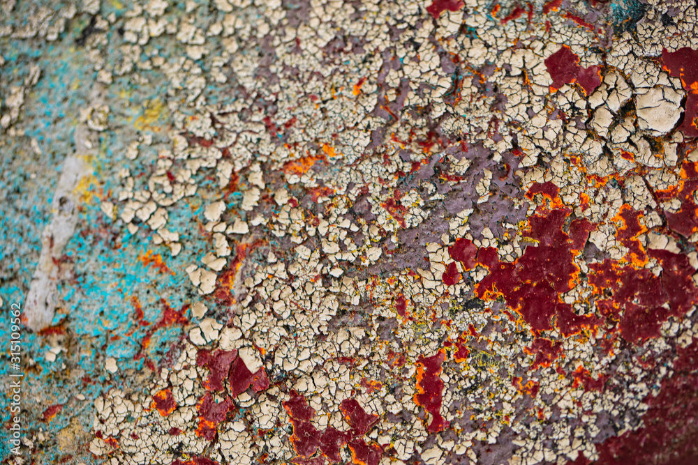 colorful grunge cracked paint concrete wall texture background colorful grunge cracked paint concrete wall texture background
