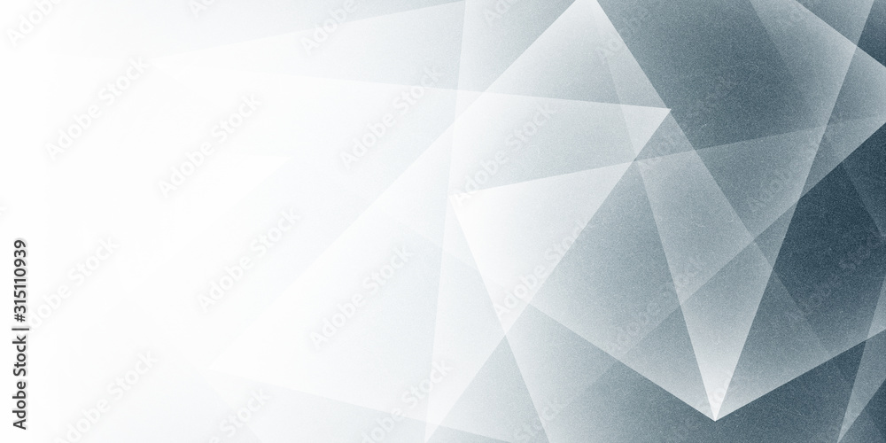 abstract blue background with triangles and rectangle shapes layered in ...