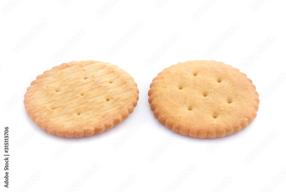cracker isolated on white background cracker isolated on white background