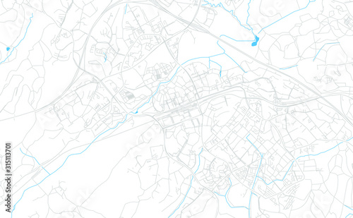 Espoo, Finland bright vector map