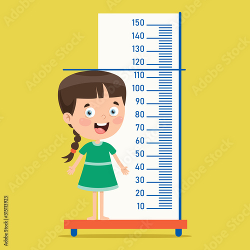 Height Measure For Little Children