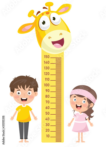 Height Measure For Little Children