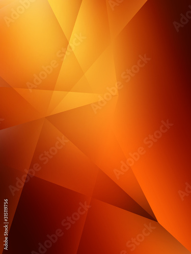 Abstract triangle orange background for Your Text