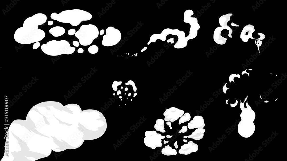 Dynamic Smoke Transitions Stock Template | Adobe Stock