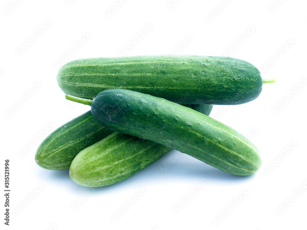 Cucumber isolated on white background Cucumber isolated on white background