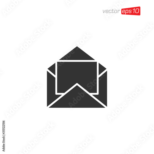 Envelope Message Icon Design Illustration
