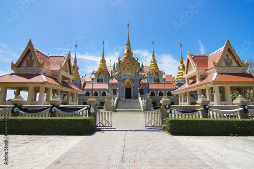 Wat thang sai is the temple at the top of mountain Thailand