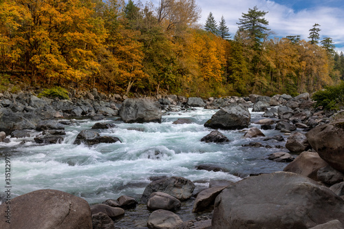 Fall on the Skykomish river