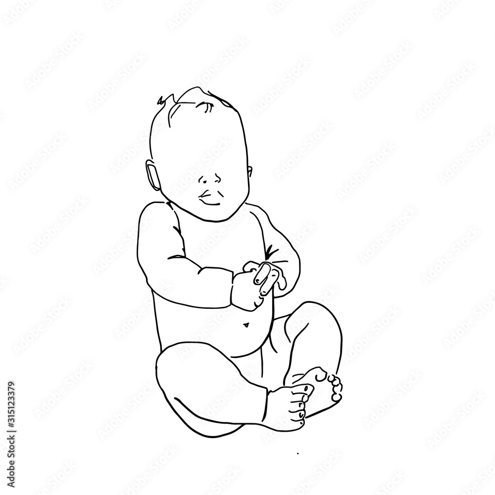 New Born Baby Stock Illustrations, Cliparts and Royalty Free New Born Baby  Vectors