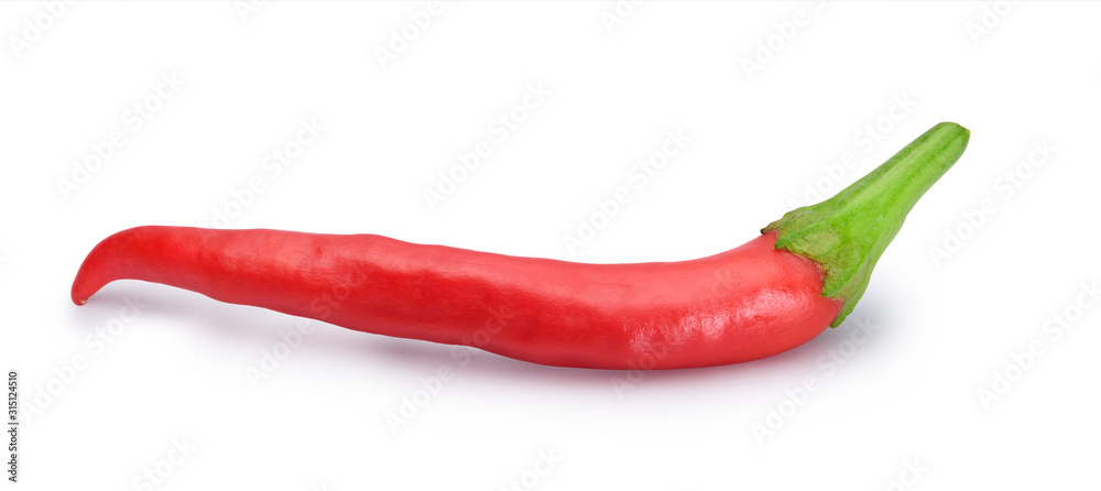 red chili pepper isolate on white red chili pepper isolate on white