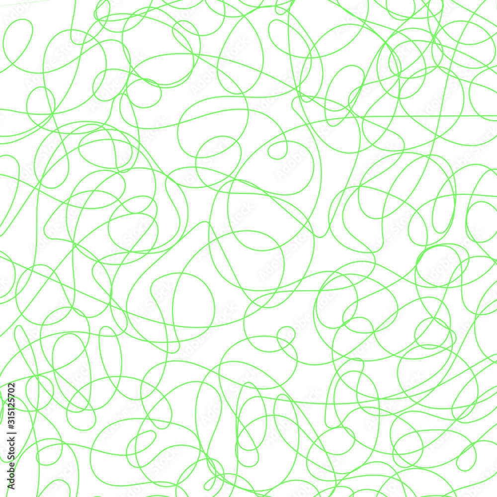 Fototapeta premium Scribble vector pattern.Vector abstract seamless scribble background.Vibrant art chaos backdrop. Creative tangled composition.