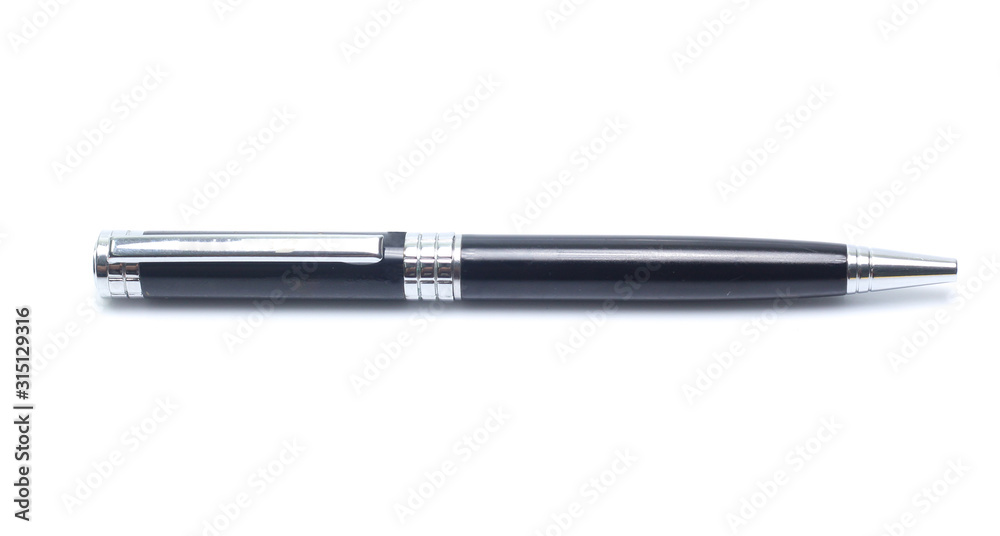 Black pen isolated on white background Black pen isolated on white background