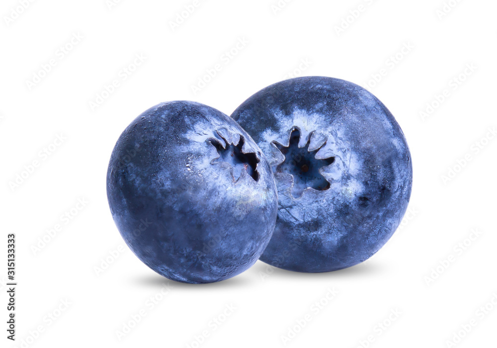 Obraz premium blueberry fruit isolated on white background