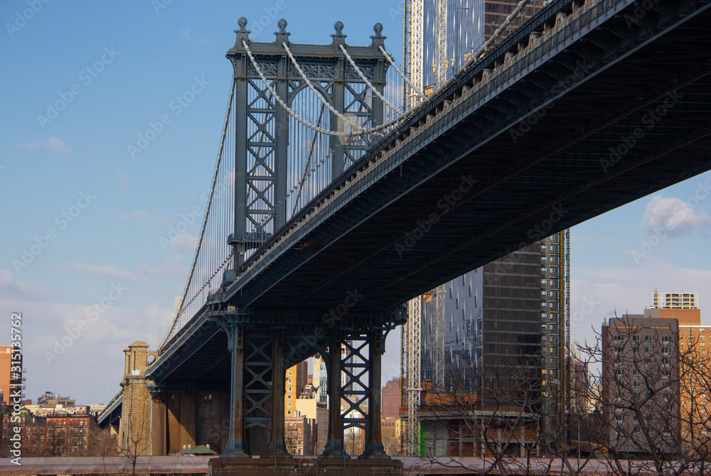 Fototapeta premium Bridge to Manhattan