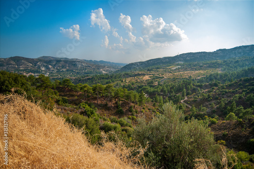 The village of Kakopetria, which in Greek means Bad stone, is one of the most beautiful and ancient villages in the Troodos mountains in Cyprus.  