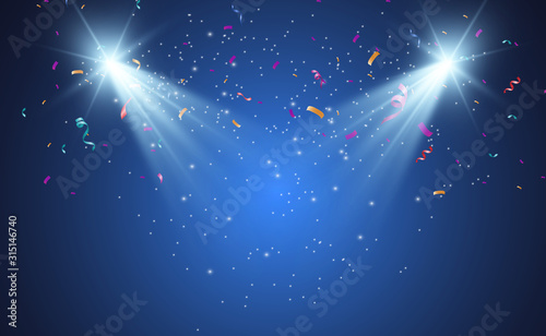 Festive vector banner. Carnival sign. Birthday party. Fun event.