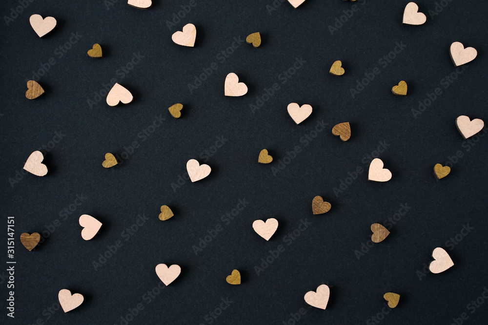 Abstract background with hearts. Valentine's Day Abstract background with hearts. Valentine's Day