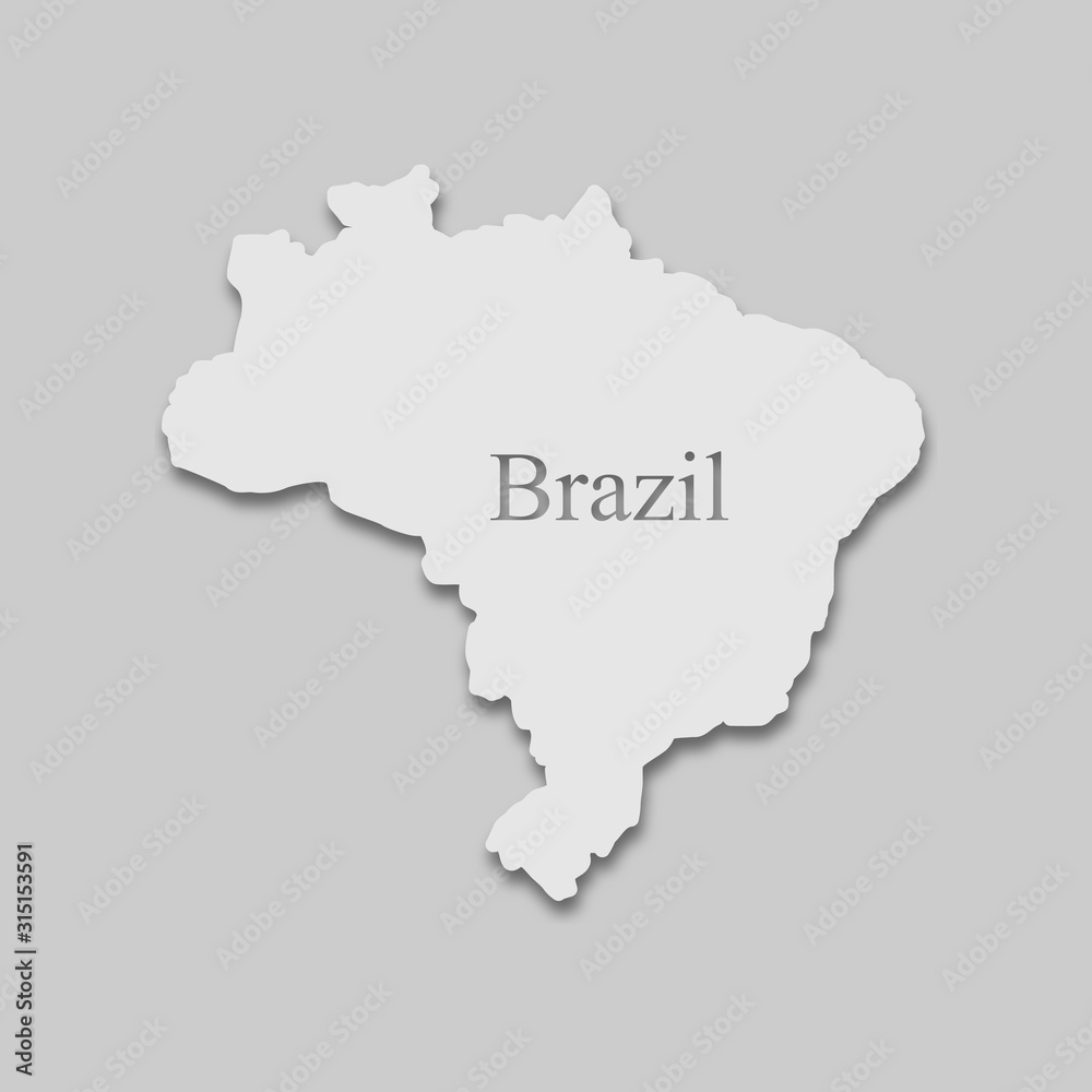 map of Brazil map of Brazil