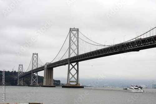San Francisco-Oakland Bay Bridge  Bay Bridge  San Francisco  California  USA
