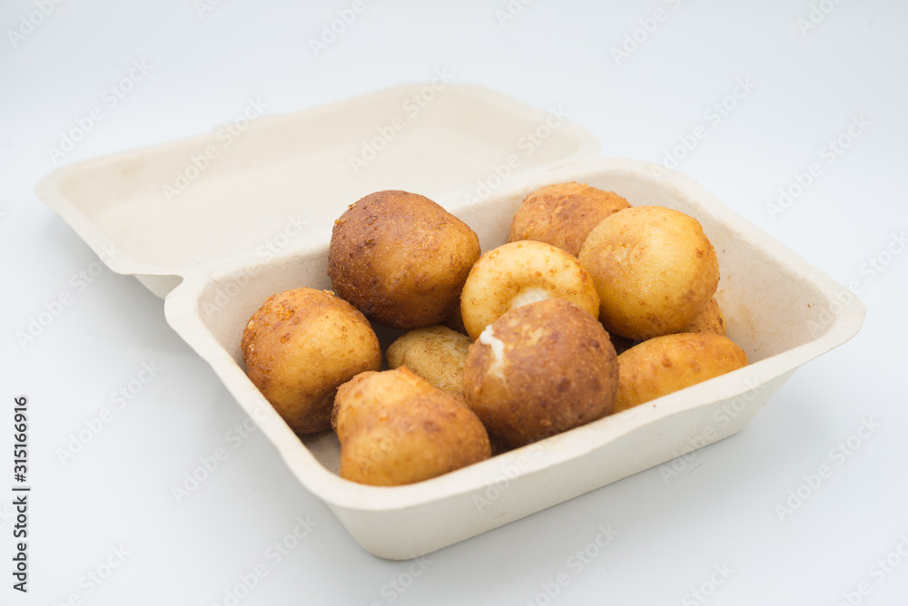 Arancini, traditional Italian rice and cheese balls