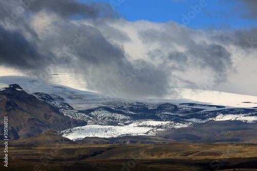 Stormy landscape in South Iceland  Europe