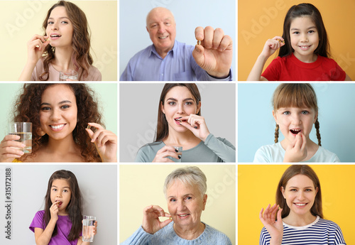 Collage of photos with diff...