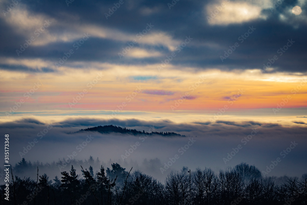 Obraz premium Sunrise in mountains