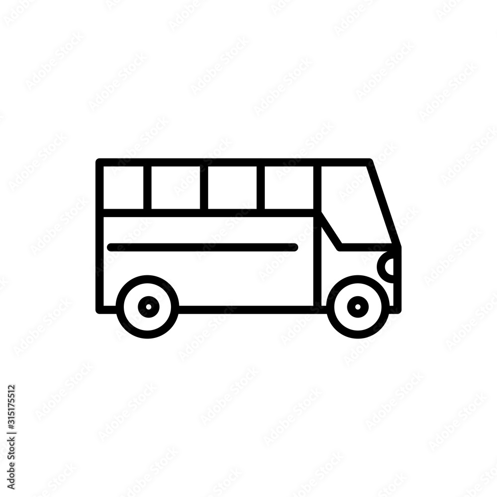 commercial bus transport linear design