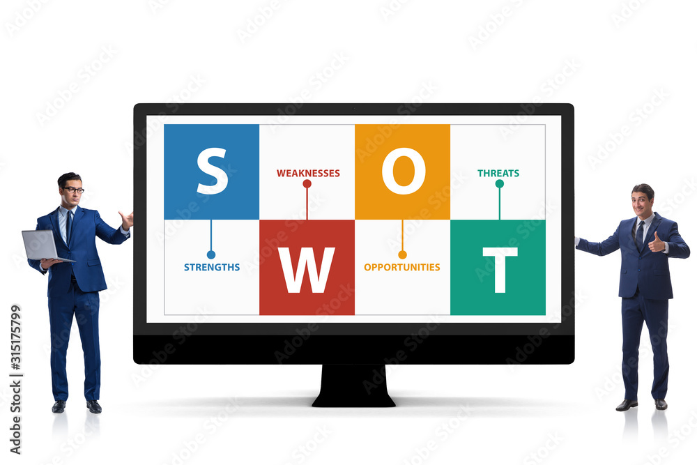 SWOT technique concept for business SWOT technique concept for business
