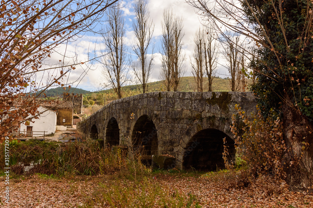 Obraz premium Ancient roman bridge in Marvao