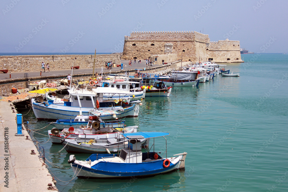 Port à Heraklion, Crète, Grèce 