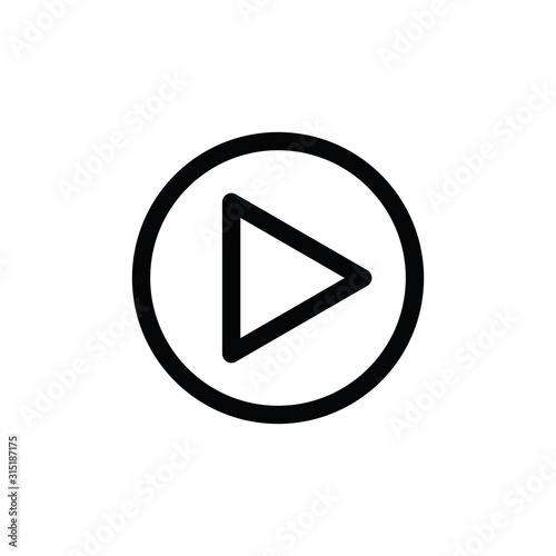 Free Download play icon. Video play symbol. Vector icon for website design, app.  - GFXLoad