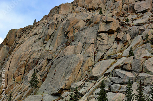 Loose rocks at Pikes Peak, Colorado