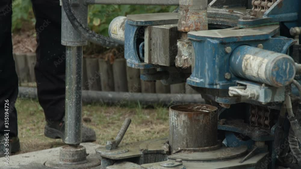 Drilling rig water well drilling for geothermal house heating system Drilling rig water well drilling for geothermal house heating system
