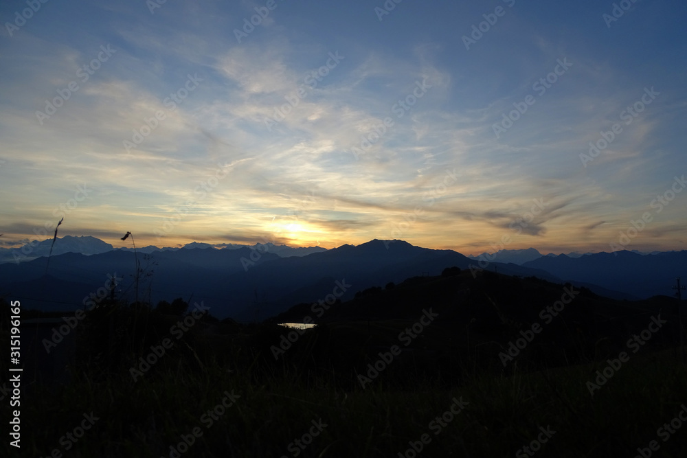 custom made wallpaper toronto digitalTramonto visto dal Mottarone