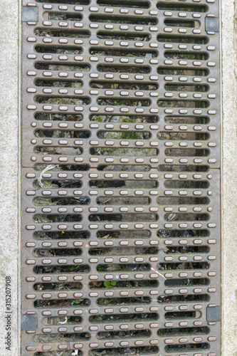 New sewer cover in the street