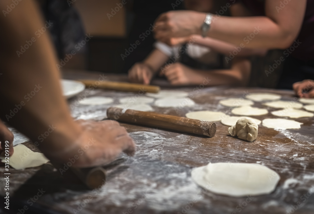 The making of traditional chinese dumplings The making of traditional chinese dumplings