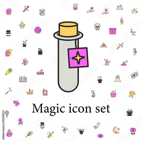 elixir in vitro icon. magic icons universal set for web and mobile