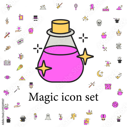 elixir in vitro icon. magic icons universal set for web and mobile