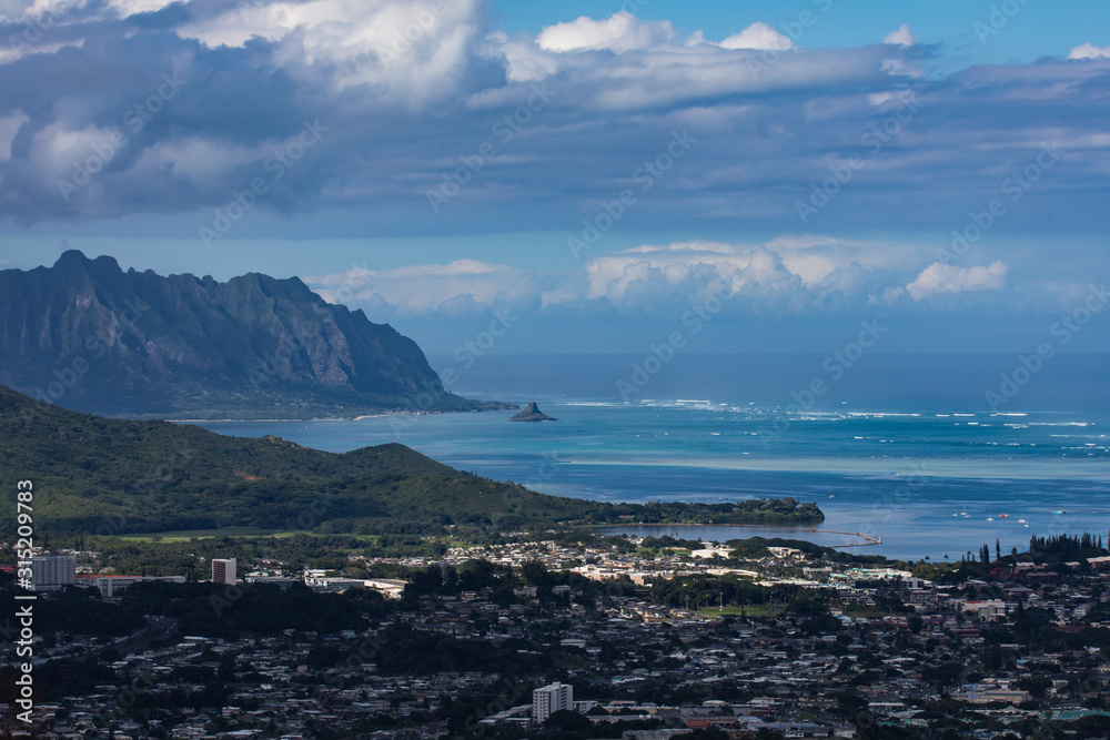 Hawaii Mountain and Ocean view