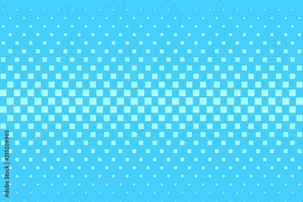 Simple light blue square dot gradient background. wallpaper.