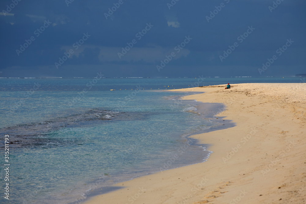 Beach of Le Morne Brabant, Mauritius