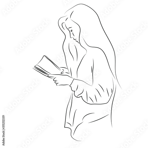Mujer leyendo