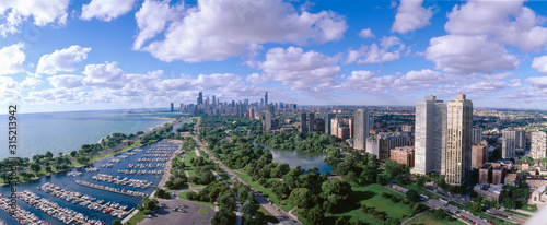 Chicago Harbor, City Skyline, Illinois © spiritofamerica