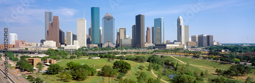 Houston Skyline, Memorial Park, Texas
