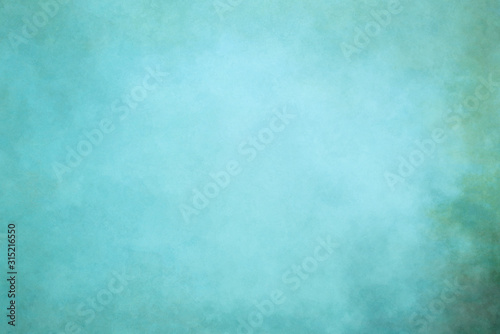 Turquoise dotted grunge texture, background