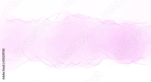 Soft Pink watercolor background for your design, watercolor background concept, vector.