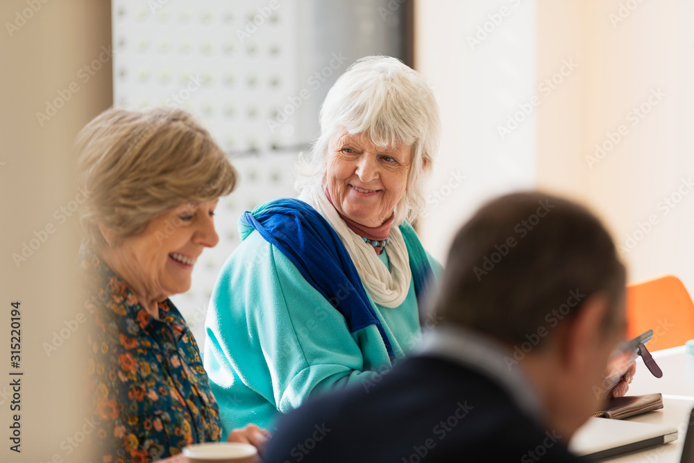Senior businesswomen in meeting Senior businesswomen in meeting