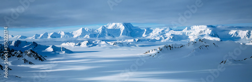 Mountains and glaciers in Wrangell-St. Elias National Park, Alaska © spiritofamerica